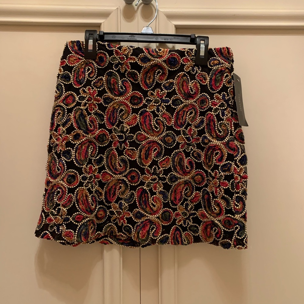 ZARA Embroidered skirt